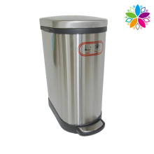 Stainless Steel Foot Pedal Slow Down Close Dustbin (A5-SA-10L)